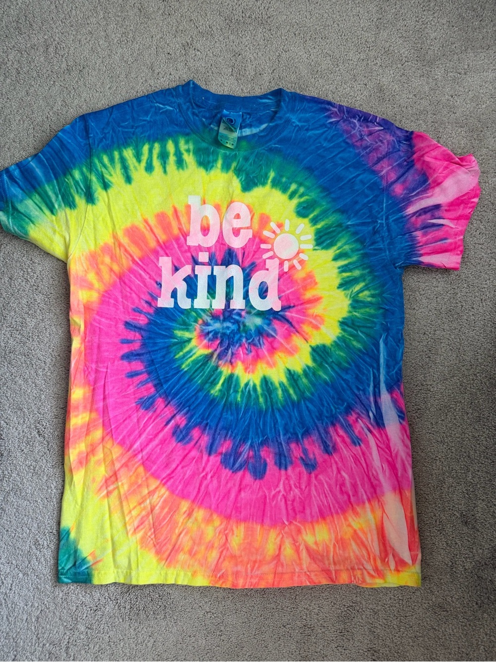 Be Kind Tie-Dye T-Shirt M